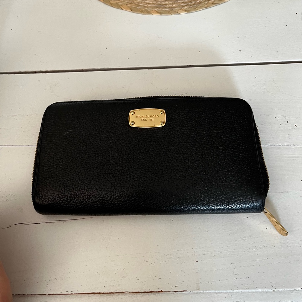 Michael Kors Black Leather Wallet